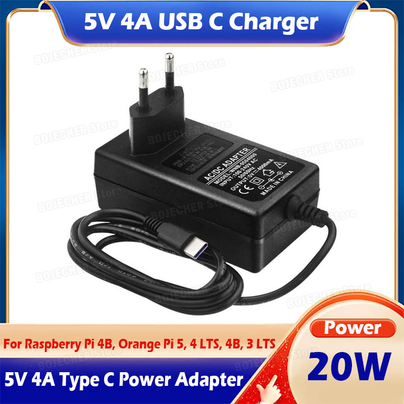 Banana Pi Bpi-M5 - 5V 4A USB C Oplader voor