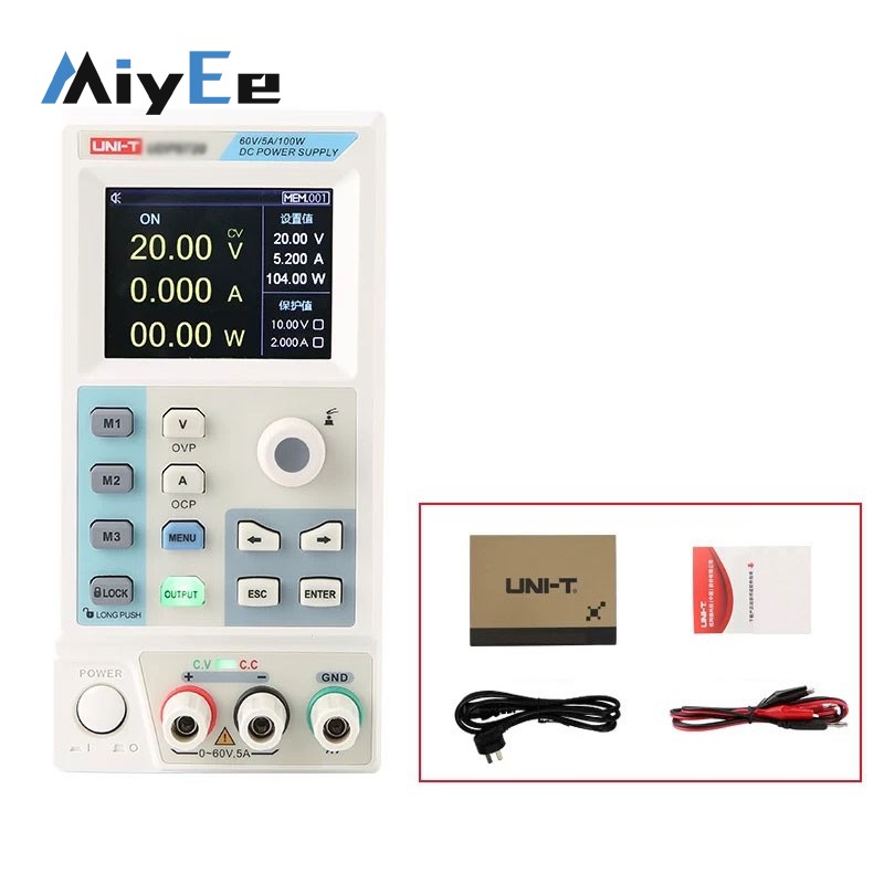 Programmable Dc Power Supply 60V 5A - UNI-T 60V 5A/8A180W/100W Programmeerbare voeding Gereglementeerde