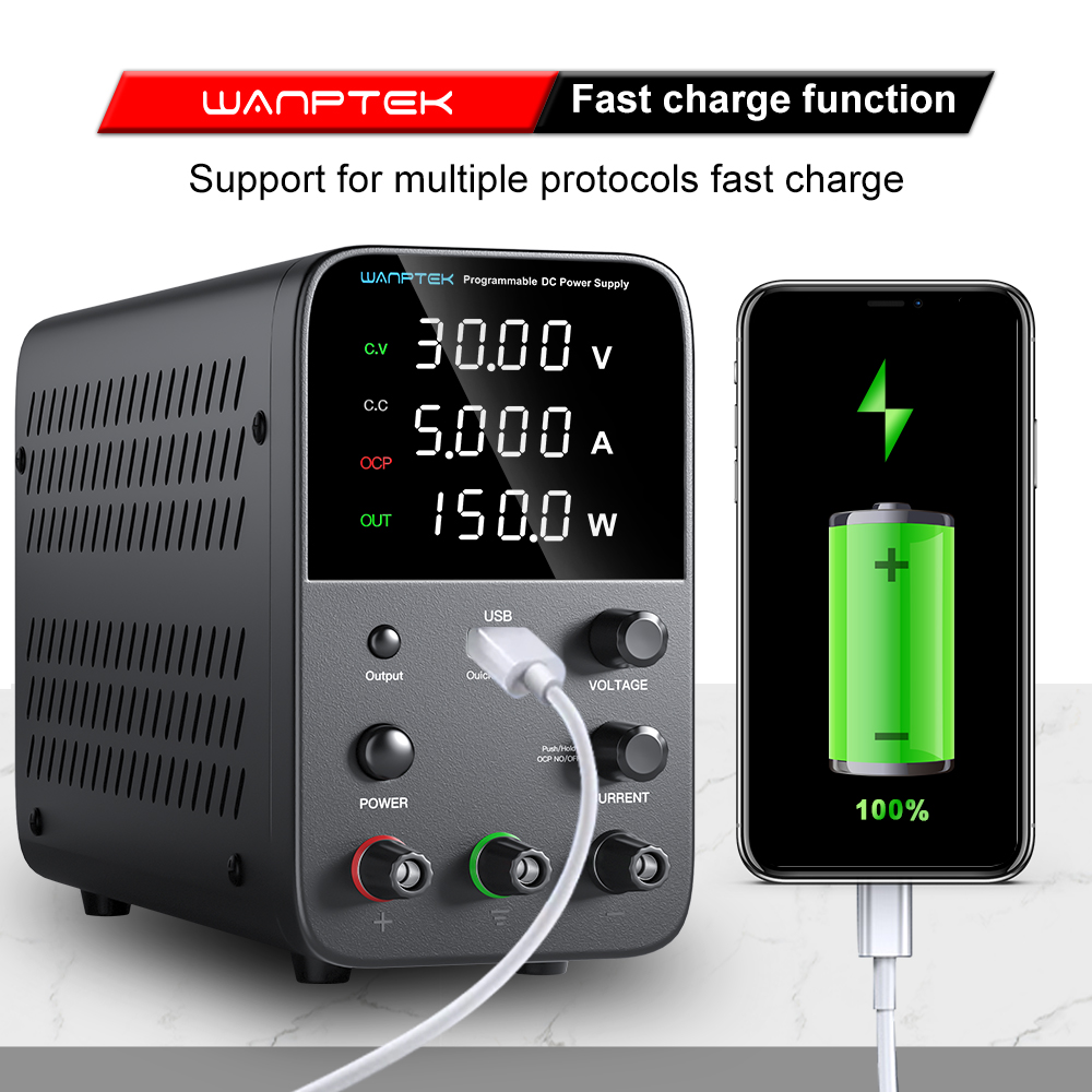 Wanptek Laboratoriumvoeding 30 - Programmable Dc Power Supply 60V 5A recensie en prijs