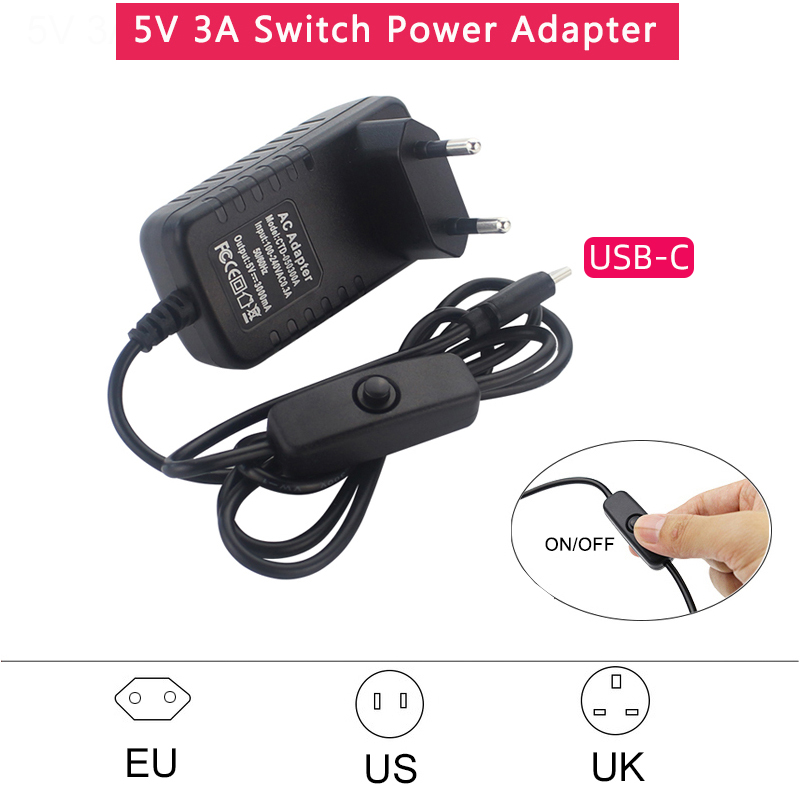 5V 3A voeding met aan/uit-scha - Banana Pi Bpi-M5 recensie en prijs