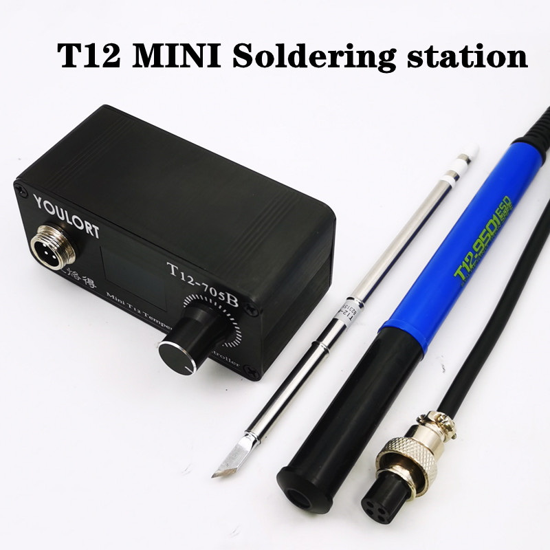 MINI T12-705B Soldeerbout stat - Soldering Station T12 Oled recensie en prijs