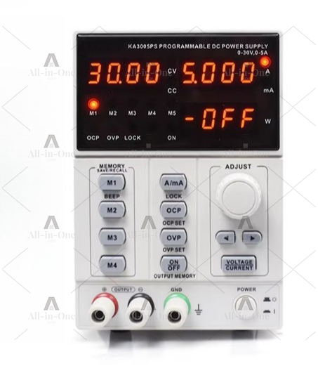 KA3003D / KA3005P Digitale pro - Programmable Dc Power Supply 60V 5A recensie en prijs