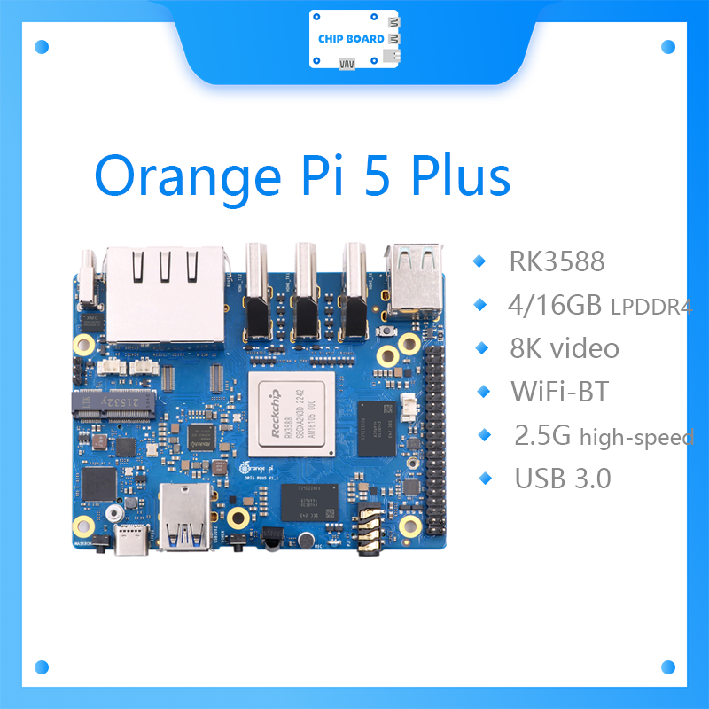 Oranje Pi 5 Plus 16G RAM Singl - Orange Pi 5 Plus 16Gb recensie en prijs